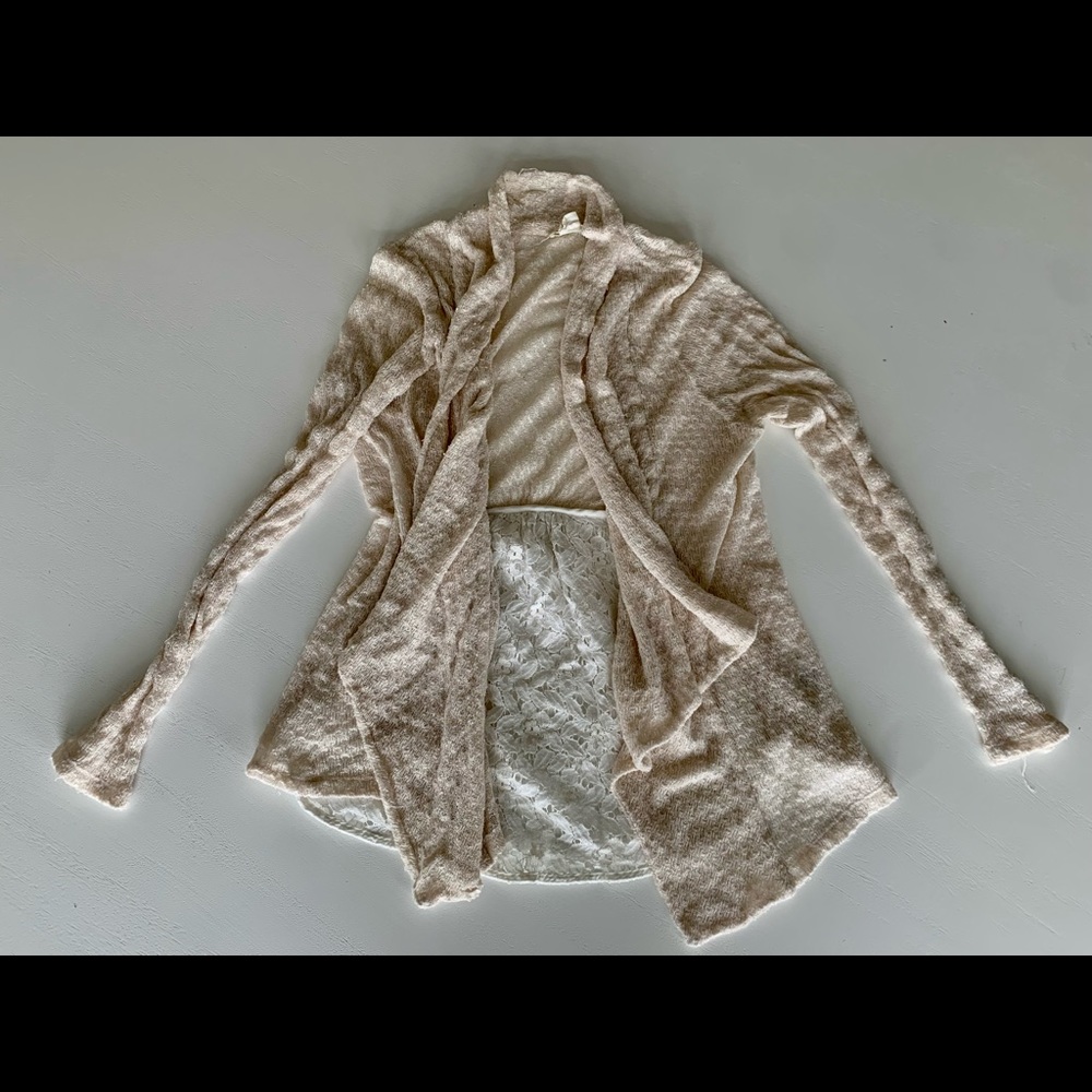 Sweater with lace Small